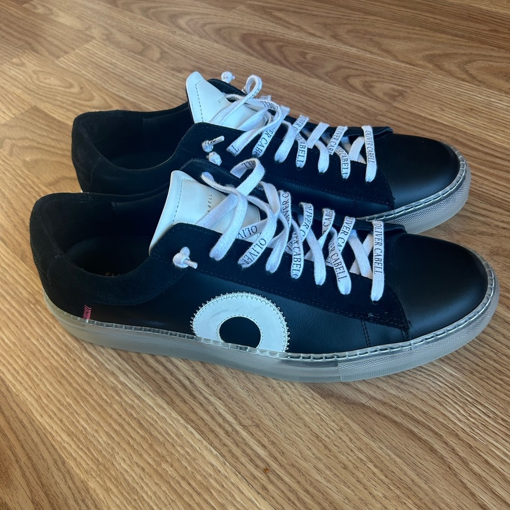 Oliver Cabell Low 1 Men’s Black and White Sneakers size 43